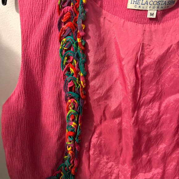 The la costa spa california pink vest size medium - Picture 2 of 4